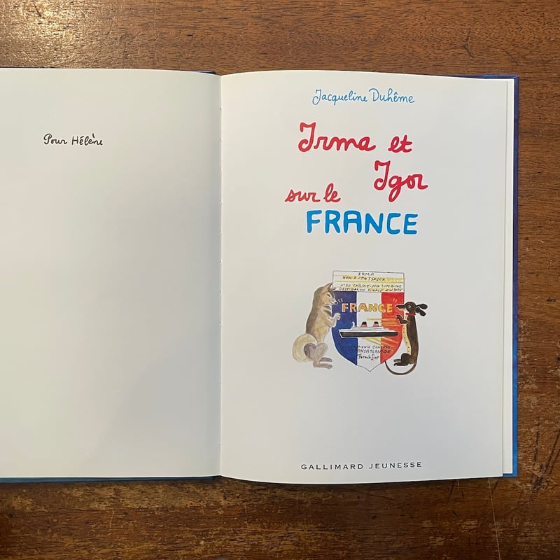 Irma et Igor sur le France」Jacqueline Duheme（ジ