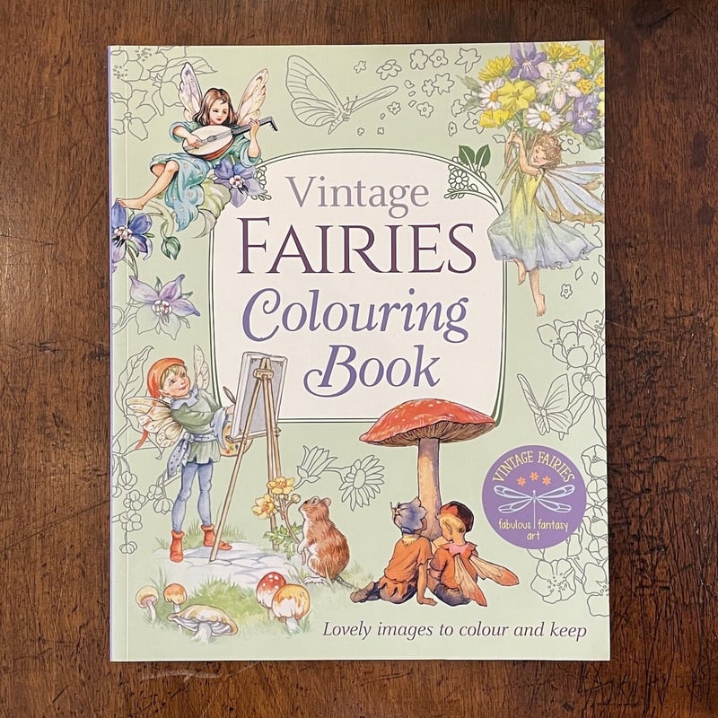 Vintage FAIRIES Colouring Book」Margaret Tarran