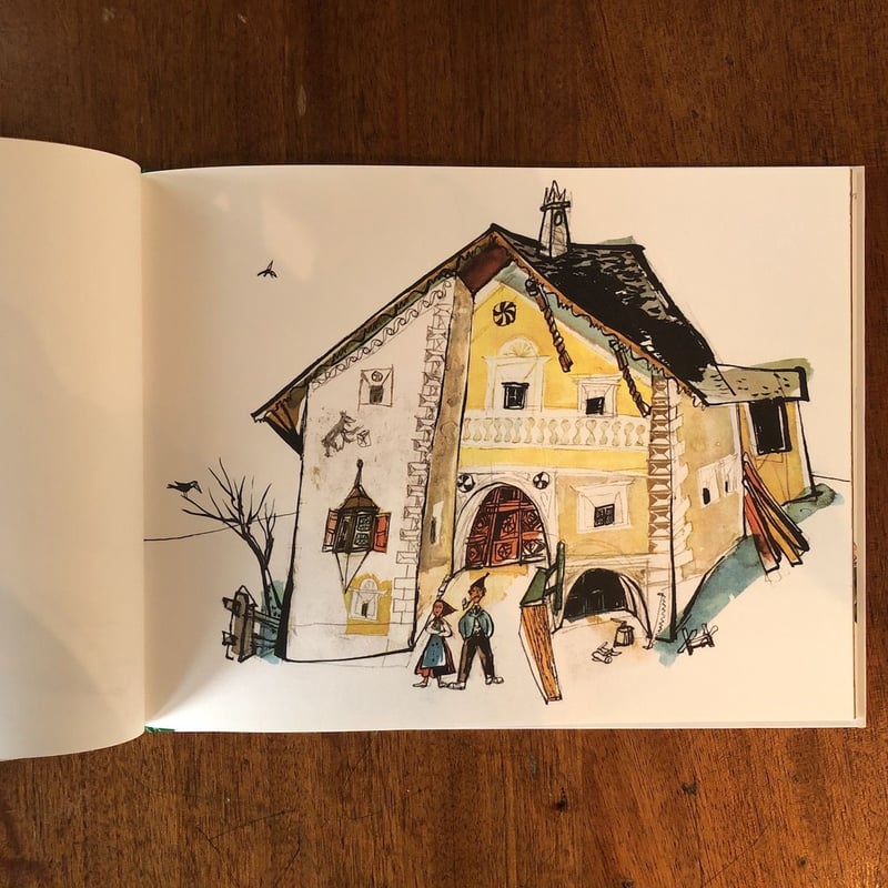 アロイス・カリジェ、【ウルスリのすず】、希少画集画より アロイス・カリジェ、【ウルスリのすず】、希少画集画より