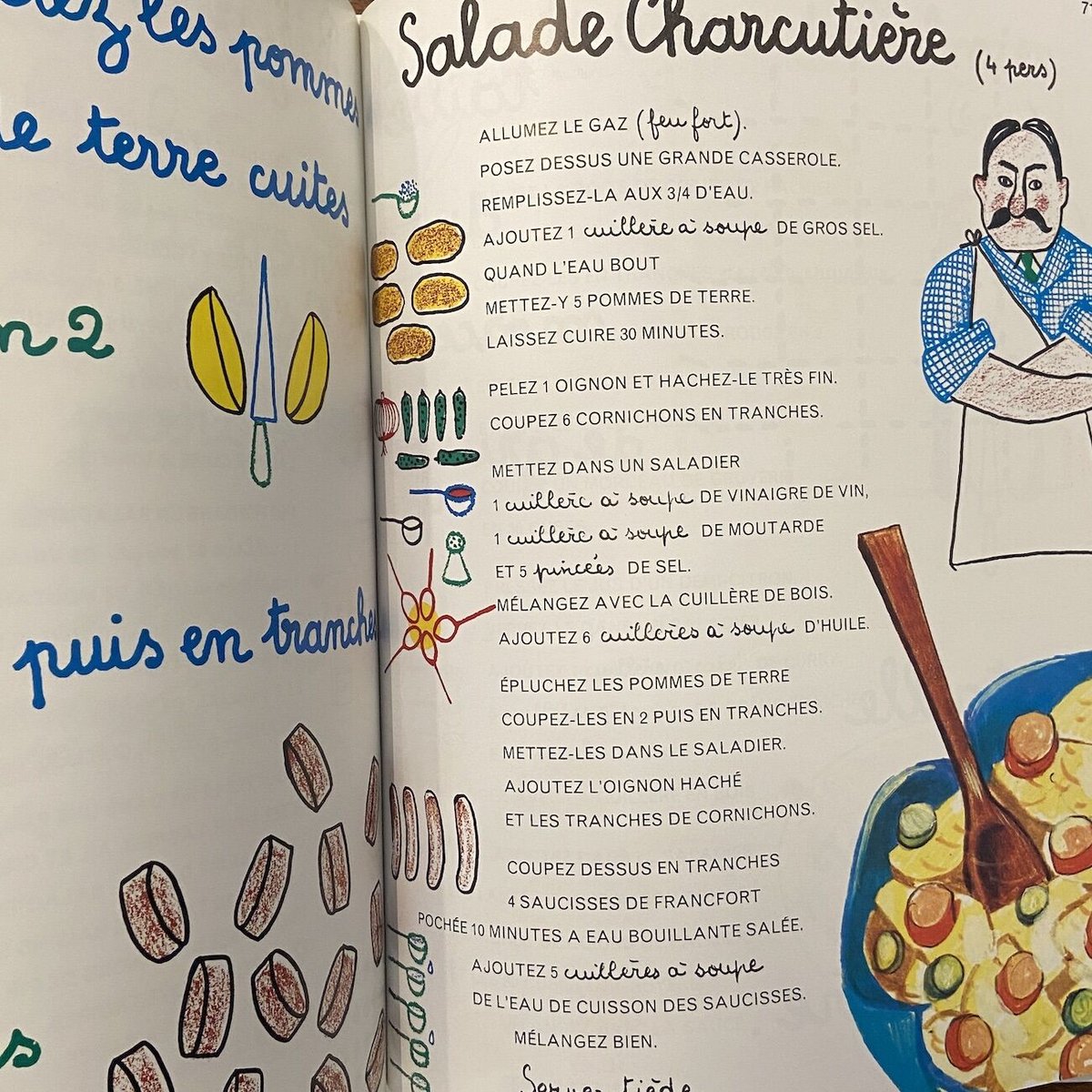 Les hors d' oeuvre sont un jeu d'enfants」Miche