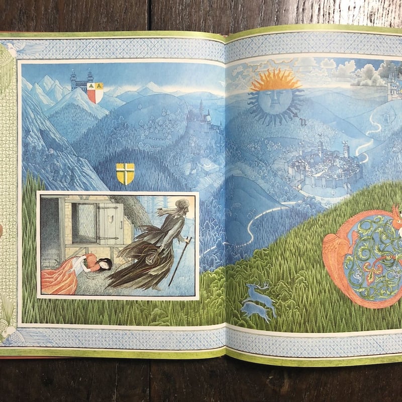 白雪姫と七人の小人たち」ナンシー・エコーム・バーカート 画 八木宜子