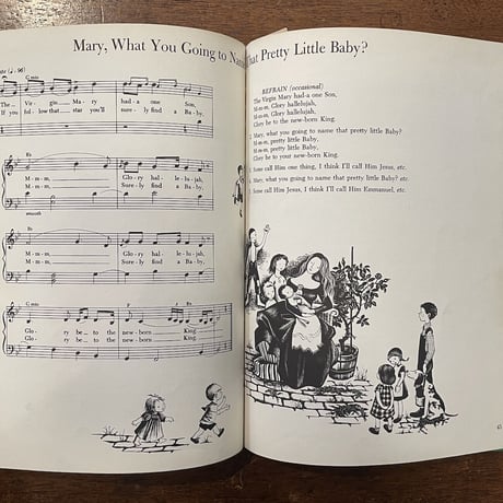 「American Folk Songs for Christmas」Ruth Crawford Seeger　Barbara Cooney（バーバラ・クーニー）