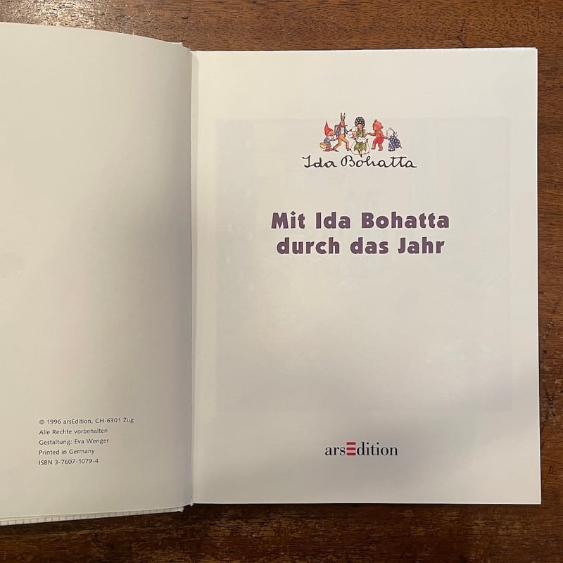 Mit Ida Bohatta durch das jahr」Ida Bohatta（イーダ