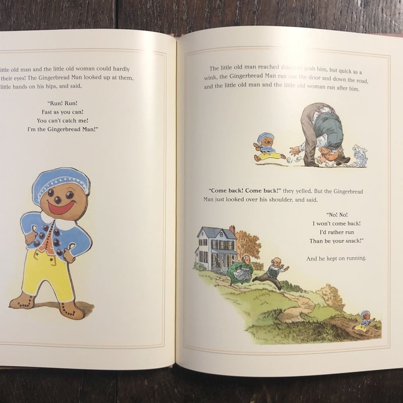 The Gingerbread Man（人形付き）」Jim Aylesworth Barba