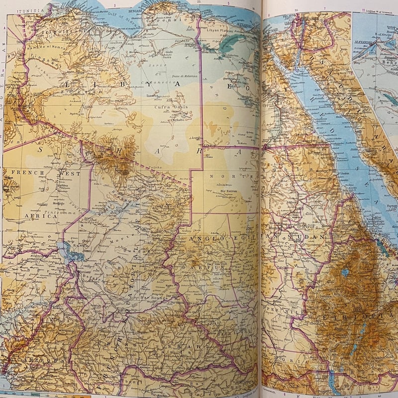 WORLD GEOGRAPHIC ATLAS」Herbert Bayer（ヘルベルト・バイヤ