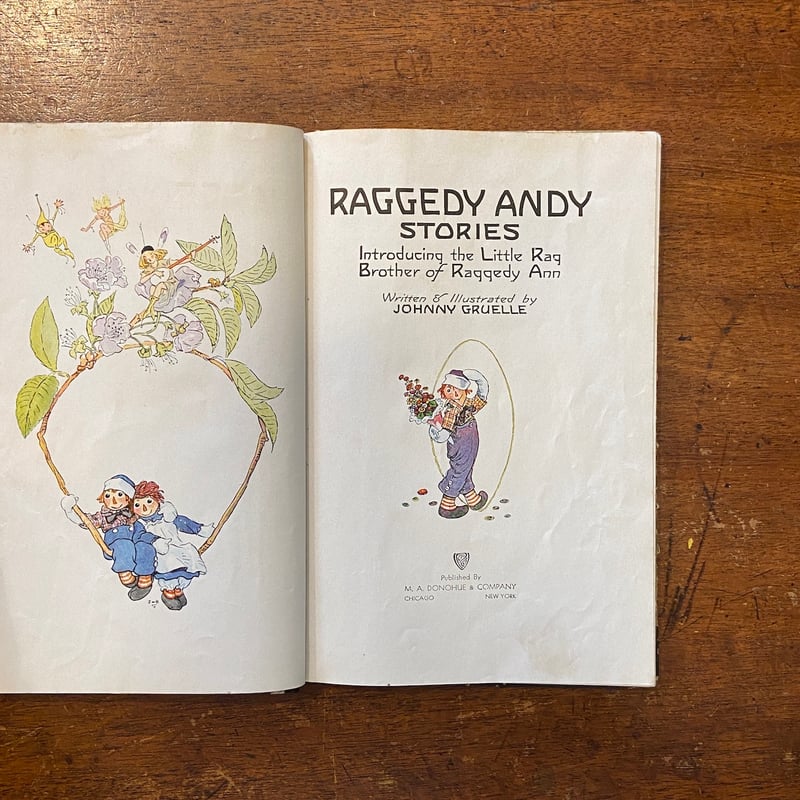 Raggedy Ann Stories（1940年頃）」Johnny Gruelle（ジョニ