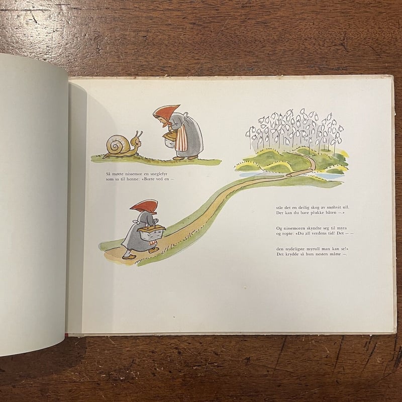 NISSENE I HATTEN（1950年頃）」Elsa Beskow（エルサ・ベスコフ）