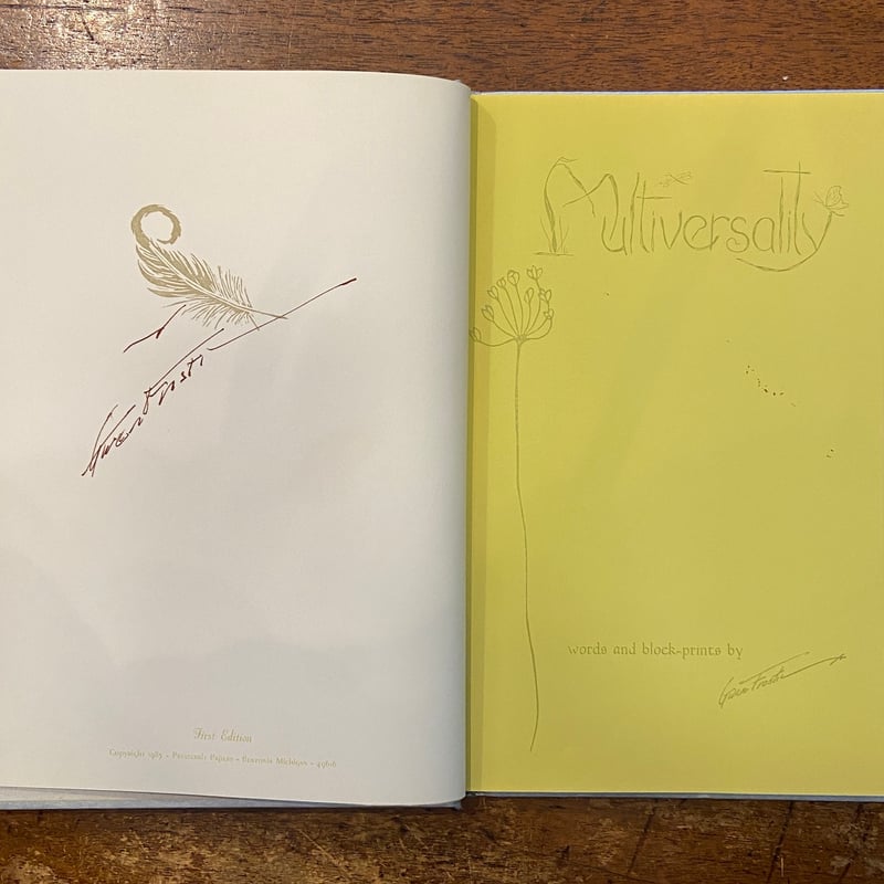 Multiversality」Gwen Frostic サイン入り | Frobergue