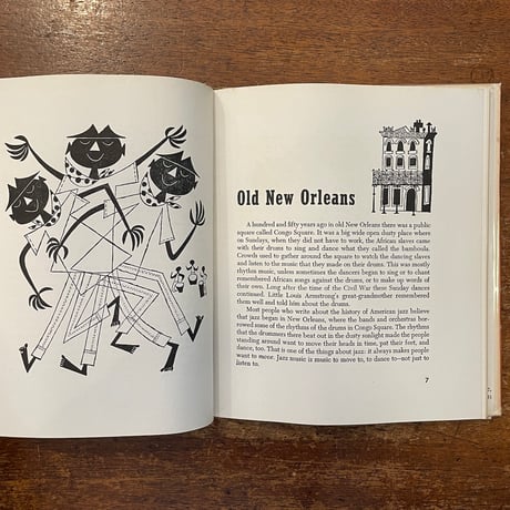 「The First Book of Jazz（1955年2刷）」Langston Hughes　David Martin　Cliff Roberts