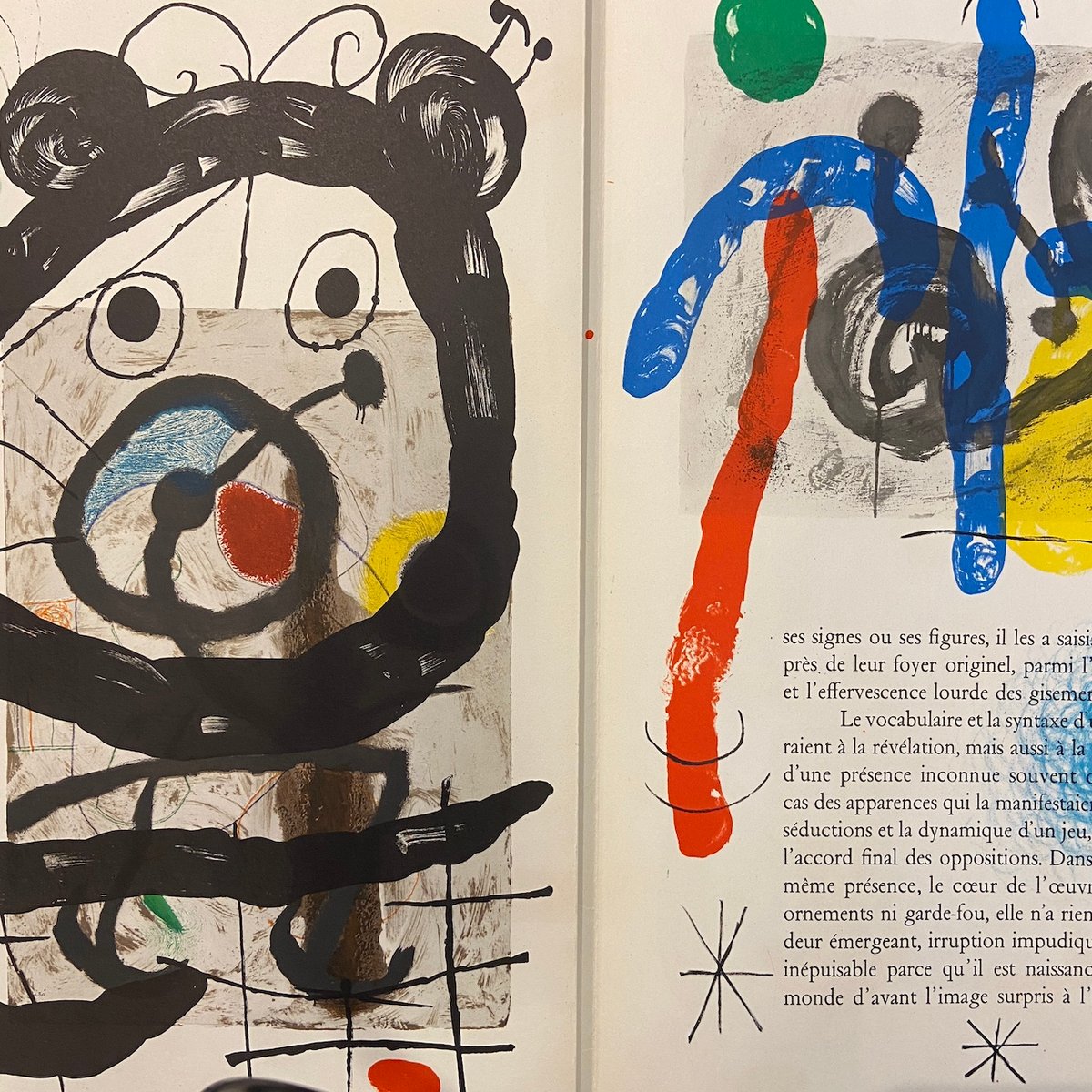 DERRIERE LE MIROIR No.151-152（リトグラフ）」Joan Miro