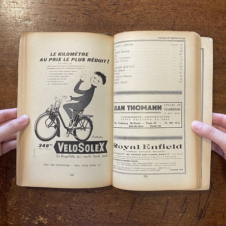 「47e SALON DE L' AUTOMOBILE DU CYCLE ET MOTOCYCLE」Jean Desaleux