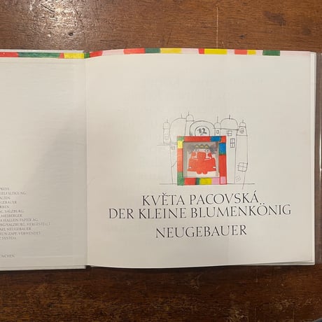 「DER KLEINE BLUMENKONIG」Kveta Pacovska（クヴィエタ・パツォウスカー）