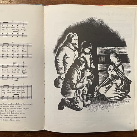 「American Folk Songs for Christmas」Ruth Crawford Seeger　Barbara Cooney（バーバラ・クーニー）