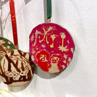 きくちちき　オーナメント作品　スライスタイプ（子どもたち）