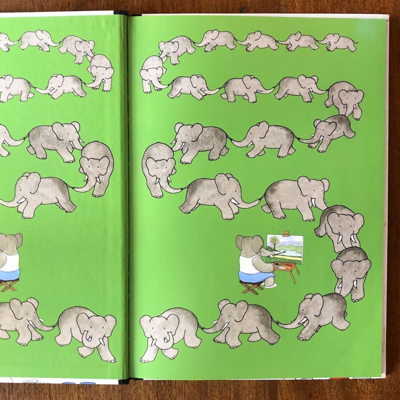 LE MUSEE DE BABAR」Laurent de Brunhoff（ロラン・ド・ブリ