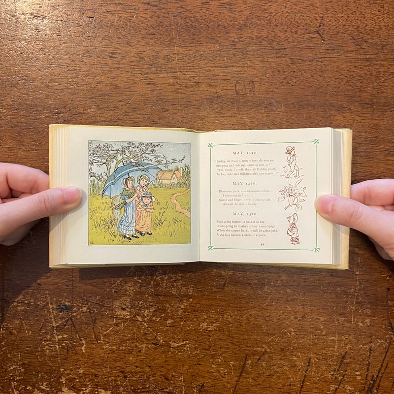KATE GREENAWAY'S BIRTHDAY BOOK」Kate Greenaway（
