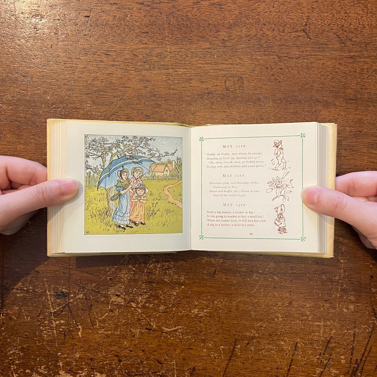 KATE GREENAWAY'S BIRTHDAY BOOK」Kate Greenaway（
