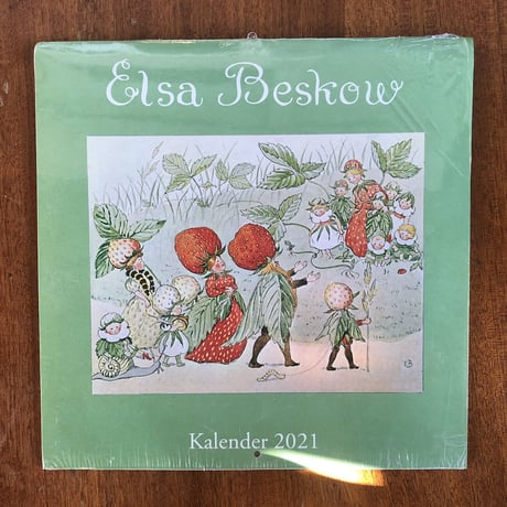 「Elsa Beskow 2021年カレンダー（ドイツ版）」