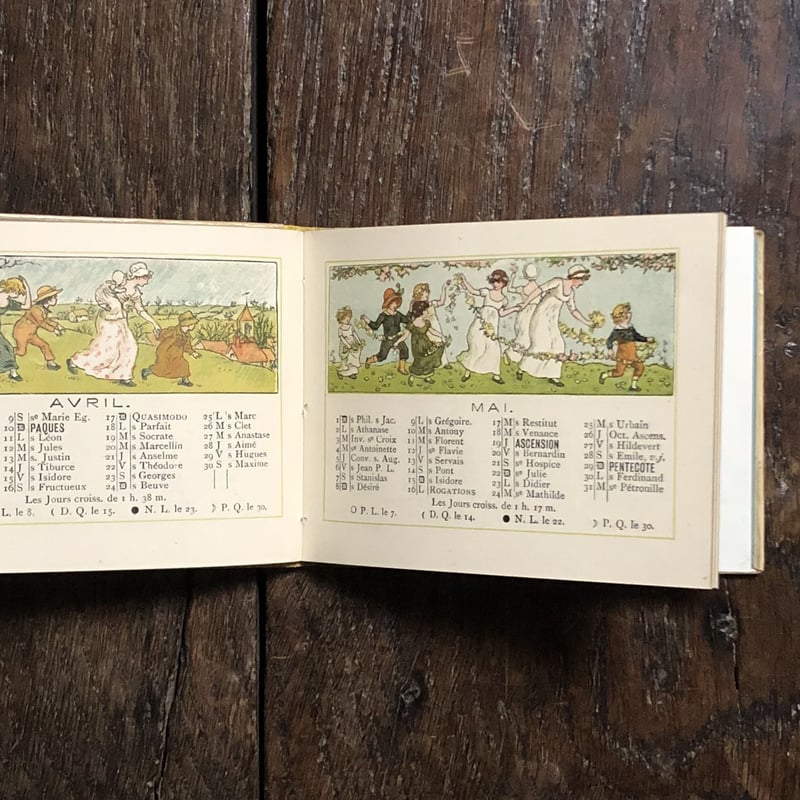 ALMANACH 1887」Kate Greenaway（ケイト・グリーナウェイ） | Fr