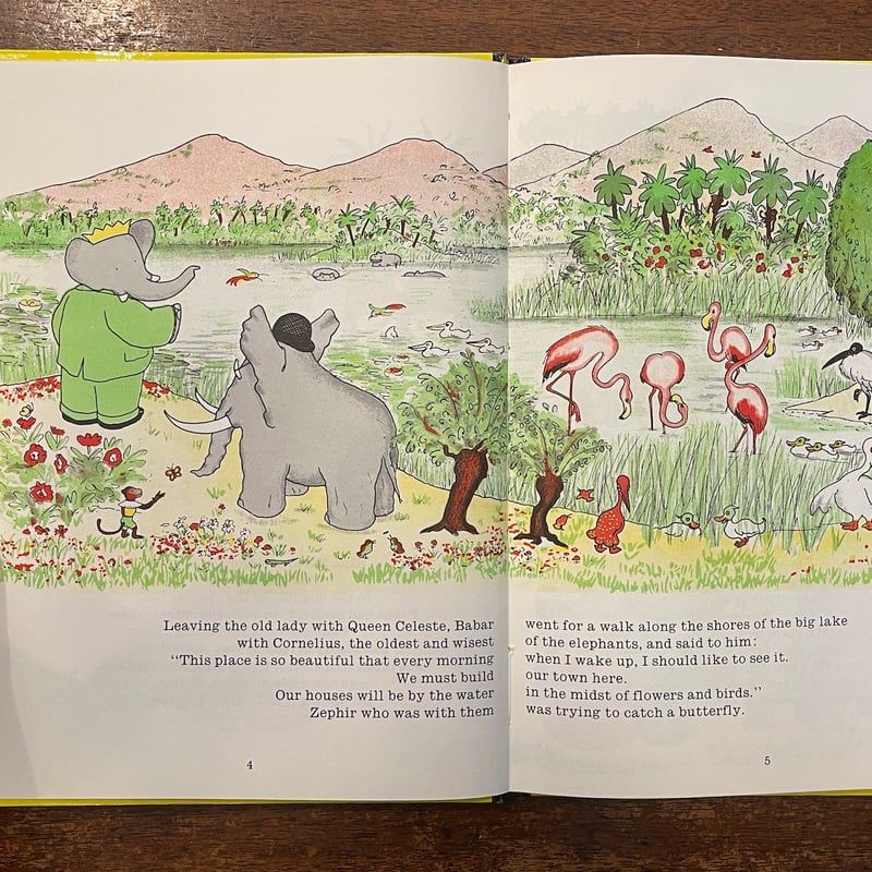 BABAR THE KING」Jean de Brunhoff（ジャン・ド・ブリュノフ） |
