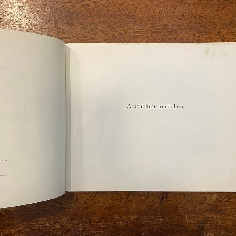 Alpenblumenmarchen」Ernst Kreidolf（エルンスト・クライドルフ