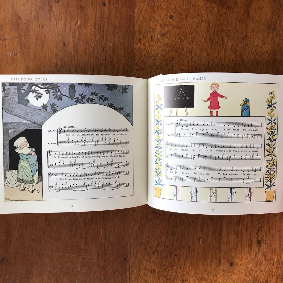 Vieilles chansons et rondes」M. B. de Monvel（ブー