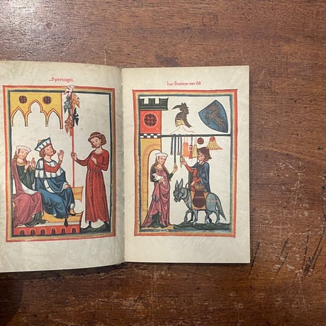 「Die Minnesinger in Bildern der Manessischen Handschrift（「マネッセ写本」インゼル文庫 No.450）」