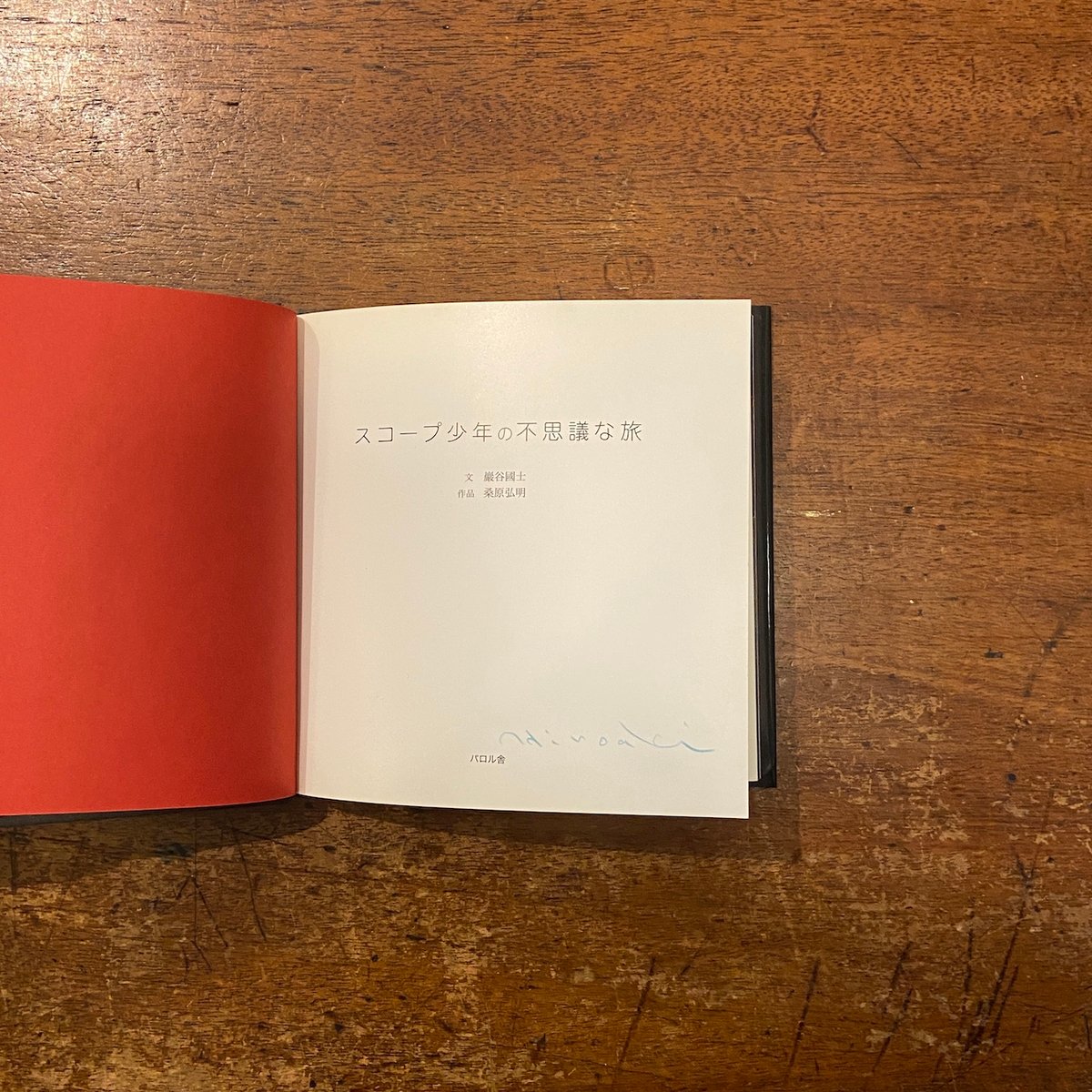 スコープ少年の不思議な旅」巖谷國士 作 桑原弘明 作品 サイン入り