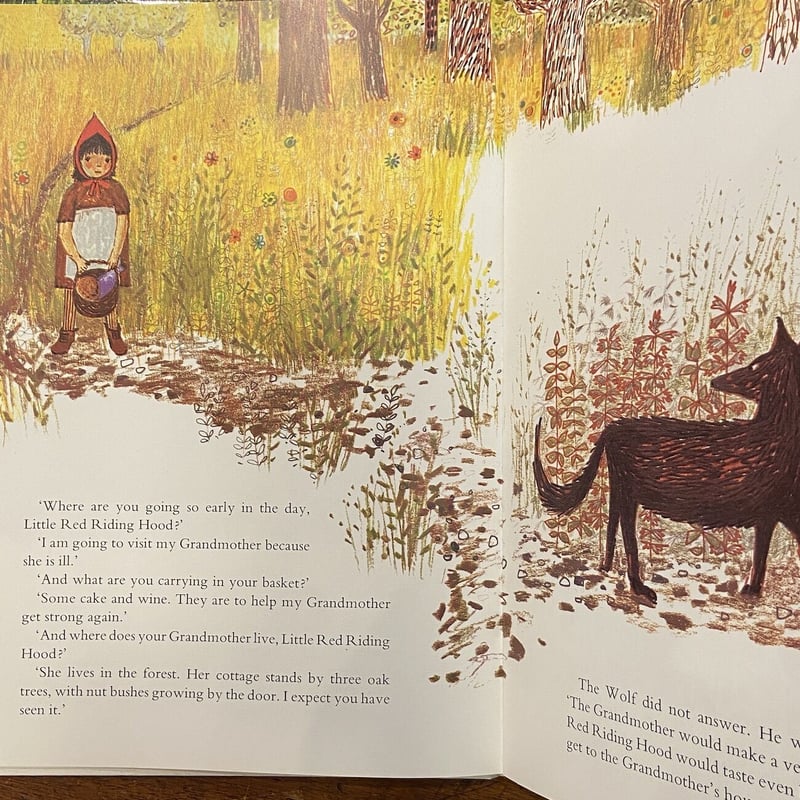 Little Red Riding Hood（赤ずきん）」Bernadette Watts（
