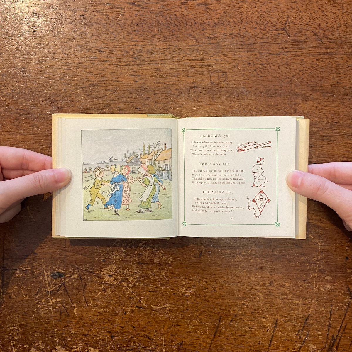 KATE GREENAWAY'S BIRTHDAY BOOK」Kate Greenaway（