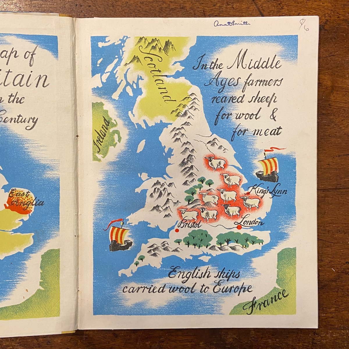 A PICTURE HISTORY OF BRITAIN（1946年2刷／リトグラフ印刷）」