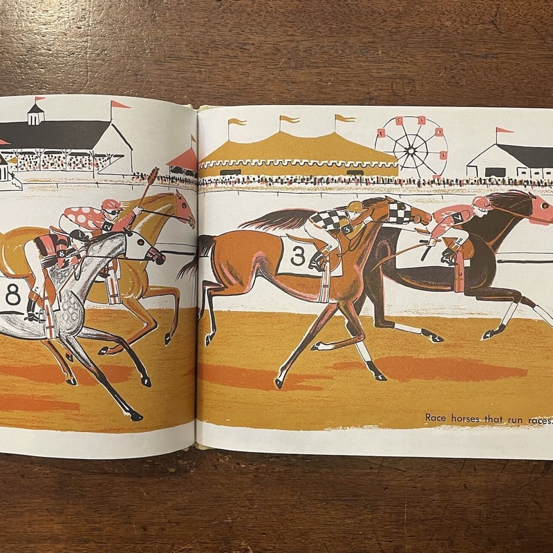 WORLD FULL OF HORSES」Dahlov Ipcar（ダーロフ・イプカー） |
