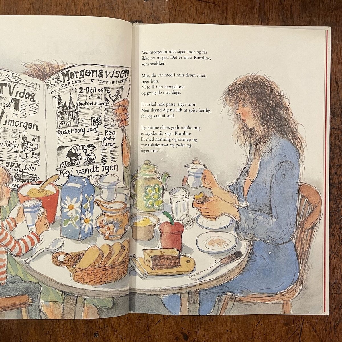 デンマーク語 絵本 Voksen faelden 洋書 Spang Olsen デンマーク語