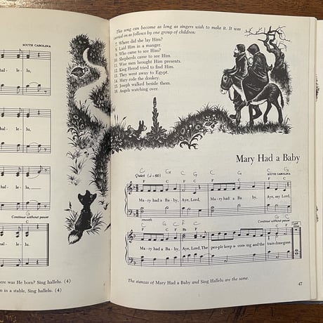 「American Folk Songs for Christmas」Ruth Crawford Seeger　Barbara Cooney（バーバラ・クーニー）