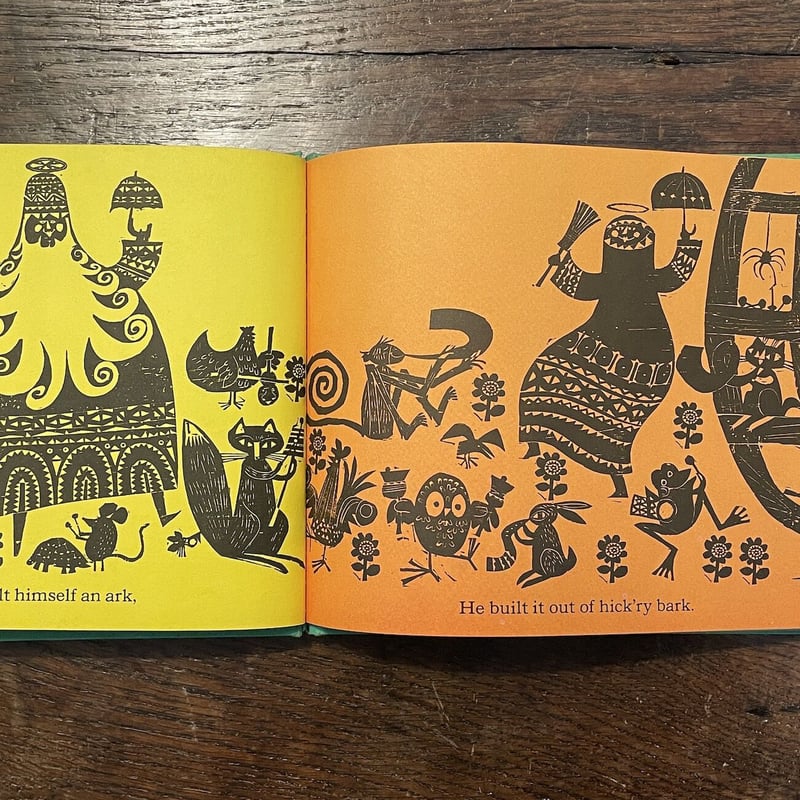 ONE WIDE RIVER TO CROSS」Barbara Emberley Ed Em