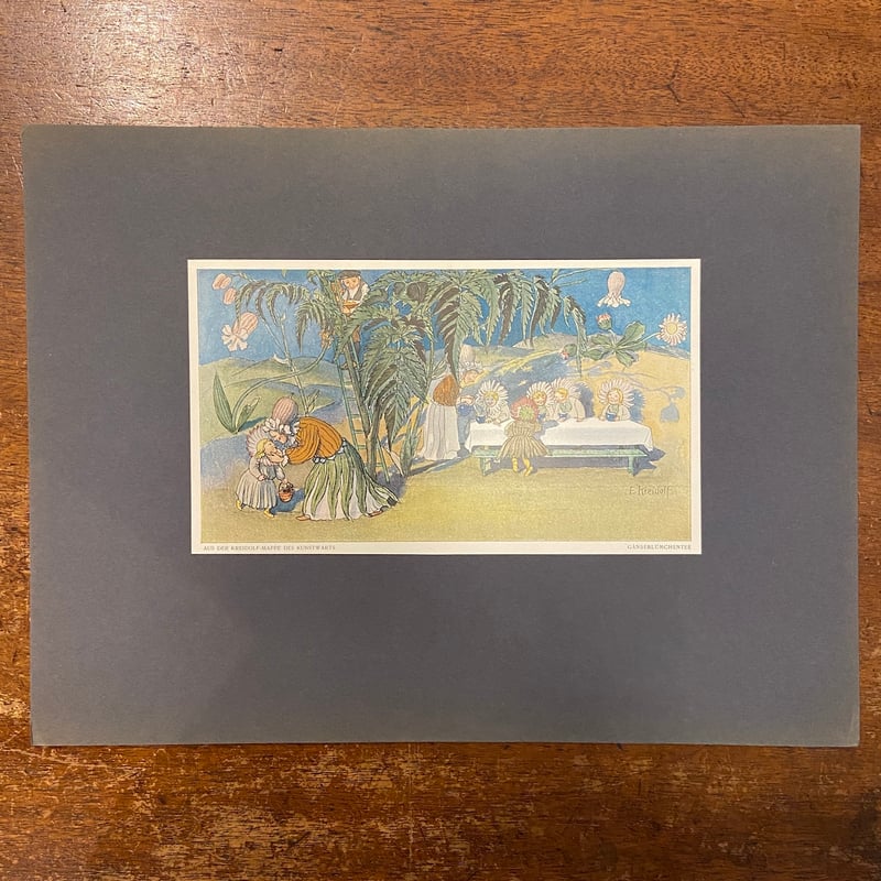KREIDOLF MAPPE（1927年）」Ernst Kreidolf（エルンスト・クライ