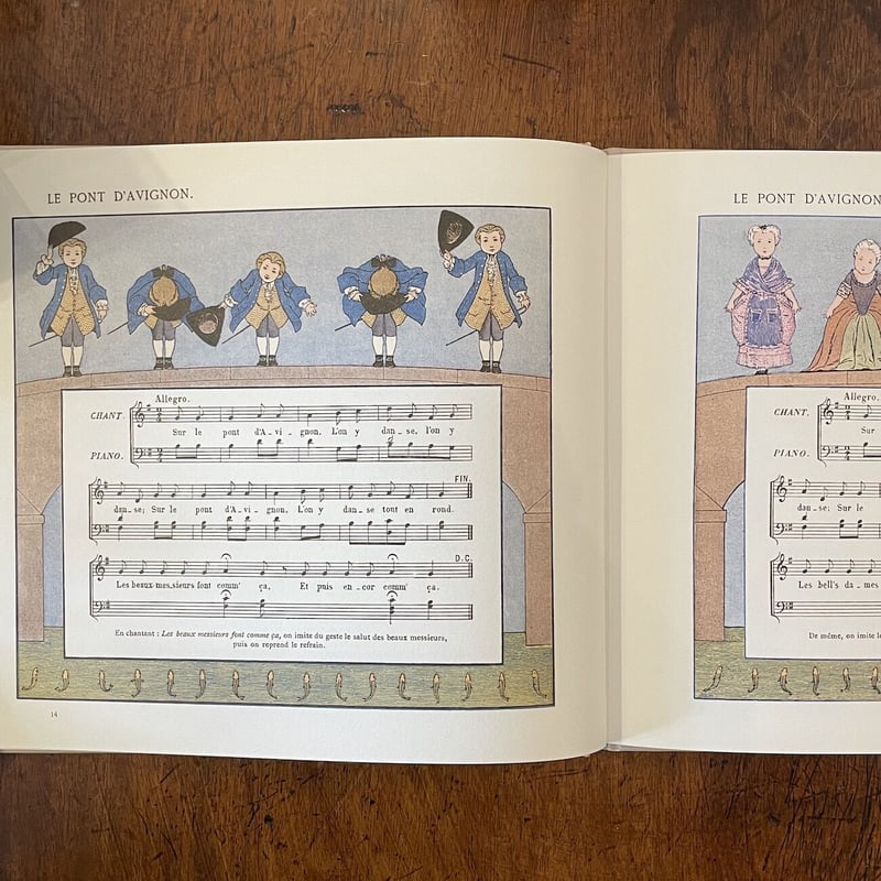 VIEILLES CHANSONS ET RONDES」M. B. de Monvel（ブー