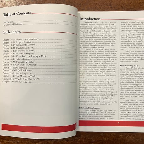 「Campbell's SOUP COLLECTIBLES：A Price ＆ Identification Guide」Davod ＆ Mivki Young