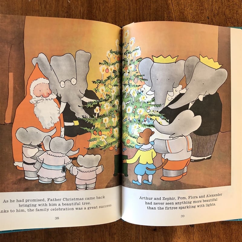 BABAR AND FATHER CHRISTMAS」Jean de Brunhoff（ジャ