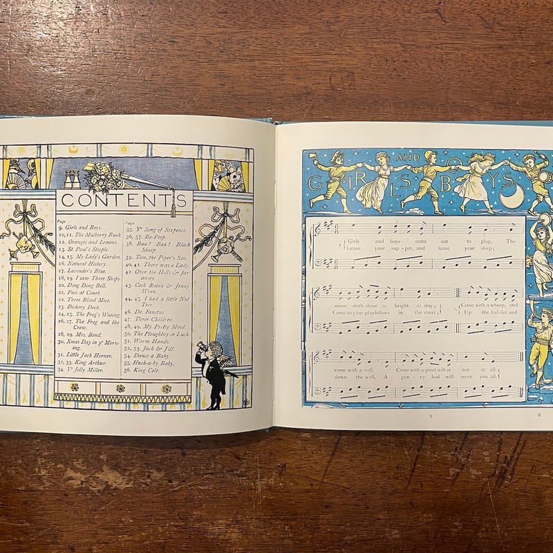 TRADITIONAL NURSERY RHYMES」Walter Crane（ウォルター・