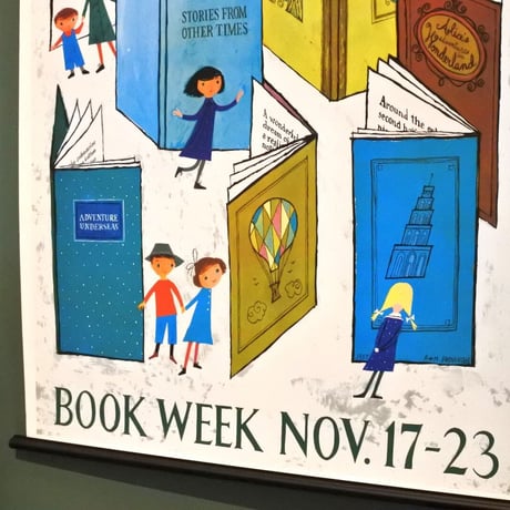 「Chldren's Book Week Poster：1957」Alice & Martin Provensen（プロヴェンセン夫妻）