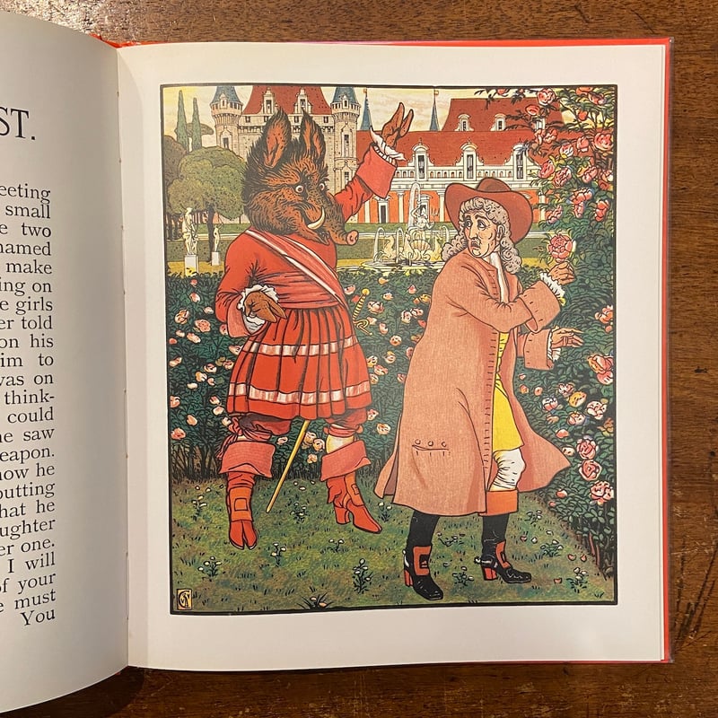 ウォルター・クレイン リトグラフ『フローラズ フィースト』1889年(初版) ウォルター・クレイン 「FLORA'S FEAST（フローラの饗宴