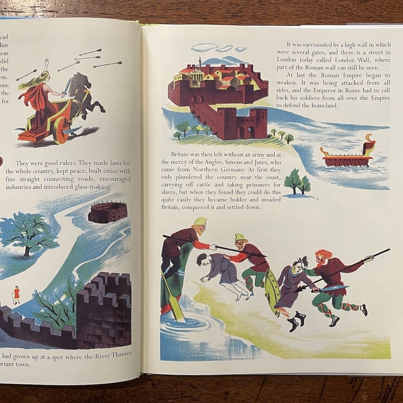 A PICTURE HISTORY OF BRITAIN（1946年2刷／リトグラフ印刷）」