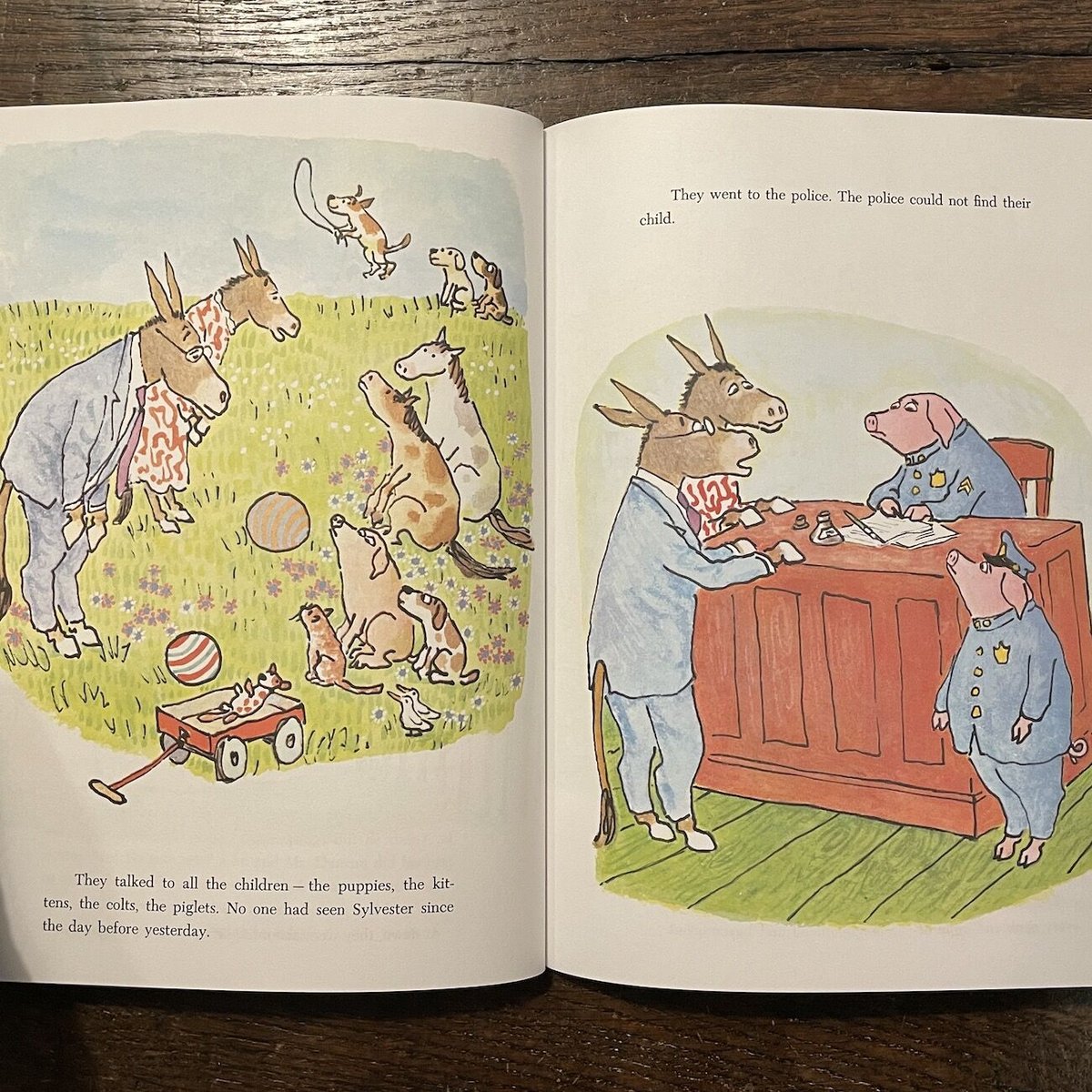 Sylvester and the Magic Pebble」William Steig（ウ