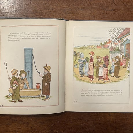 「LA LANTERNE MAGIQUE（1885年頃）」Kate Greenaway（ケイト・グリーナウェイ）