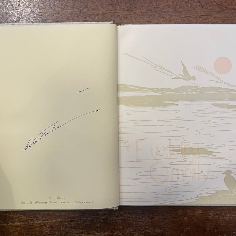 The Evolving Omnity（1981年初版）」Gwen Frostic サイン入