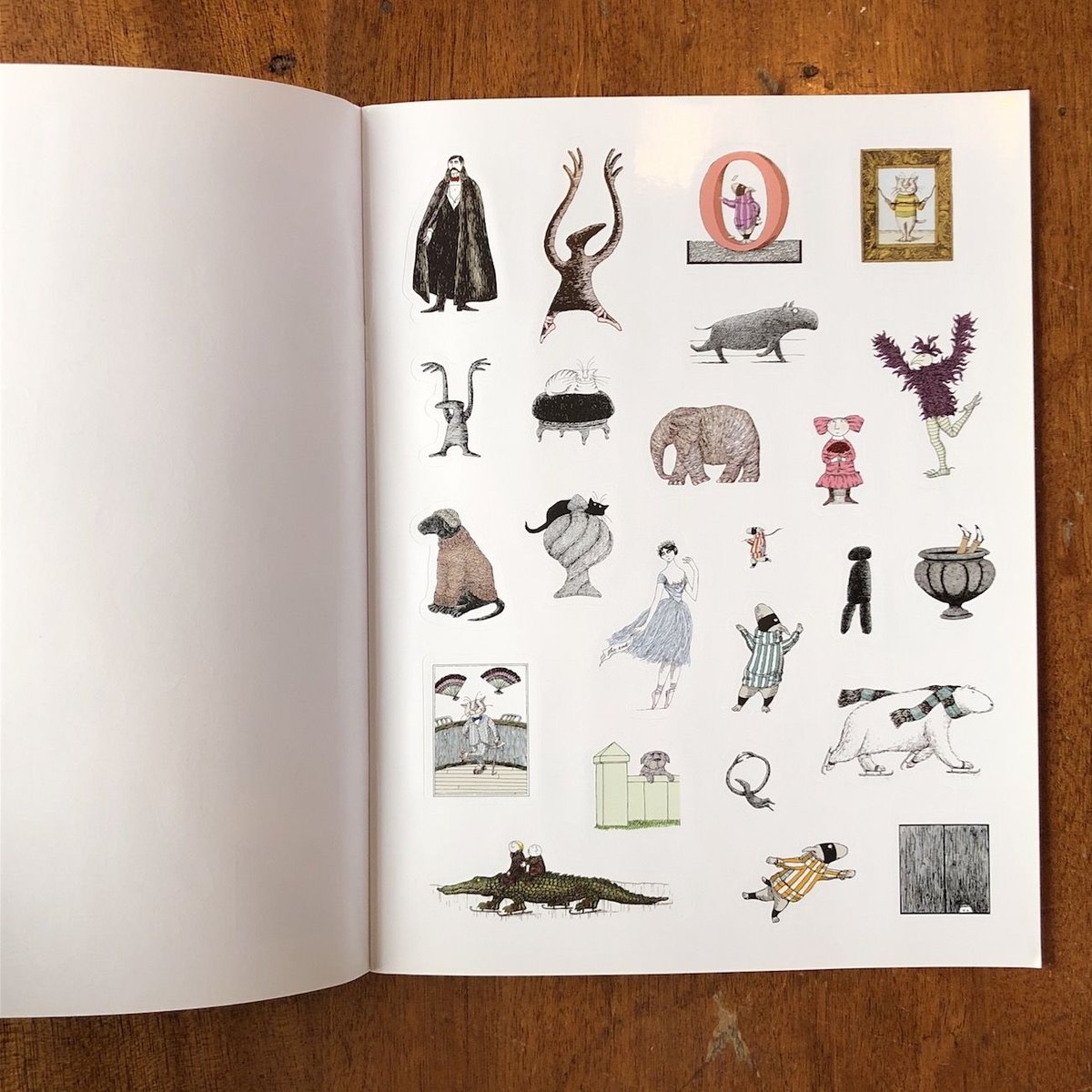 EDWARD GOREY STICKER BOOK」Edward Gorey（エドワード・ゴ