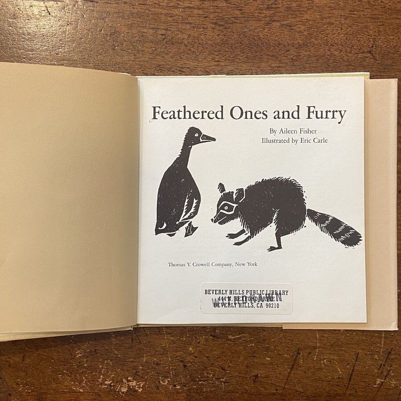 Feathered Ones and Furry」Aileen Fisher Eric Ca