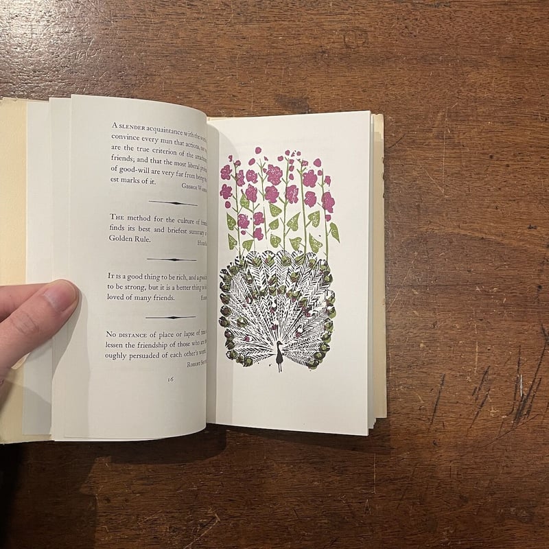 On Friendship：A Selection」Louise Bachelder Eri