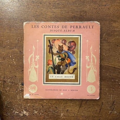 希少フランスアンティーク　ボンマルシェの立体クロモカード　長靴を履いた猫 Snowdrop Postcards アンティークポストカード専門店